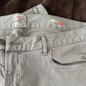 Faherty Men's Slim Straight Jeans - Gray